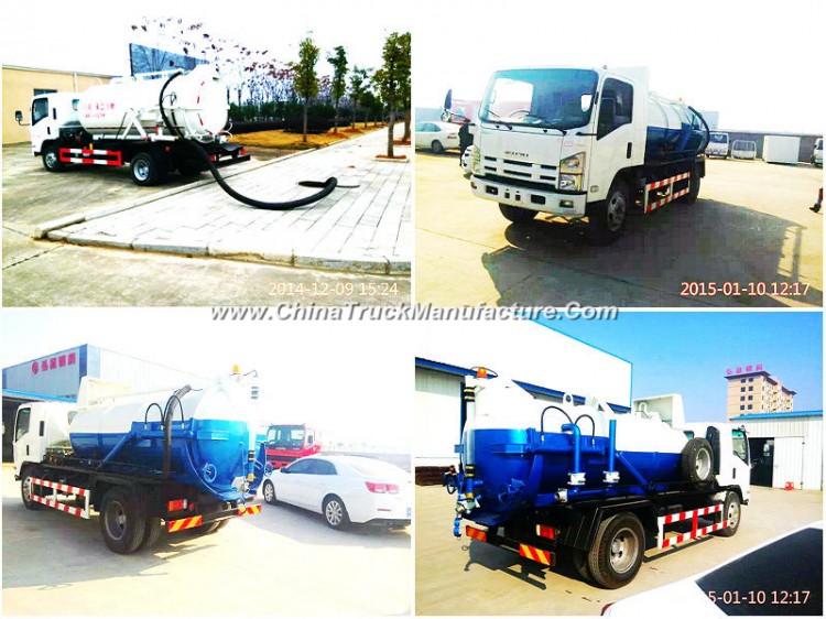 Isuzu 4000L~8, 000L Vacuum Sucion Tanker Truck Sale