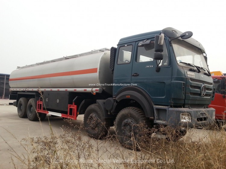 Beiben Offroad Diesel Tanker for Petroleum Oil, Gasoline, Petrol, Diesel Transportation with Pto Pum