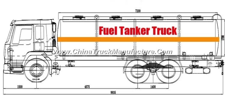 HOWO 6X4 Fuel Tank Truck with Refuelling System with Computer Dispenser Refueling Bowser for Vehicle