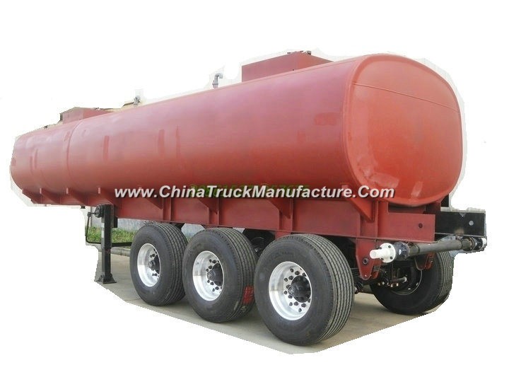 Tri Axles Hydrofluoric Acid Tanker Trailer (Hydrochloride Acid HCl 35% Tank Capacity 33, 000L Muriat