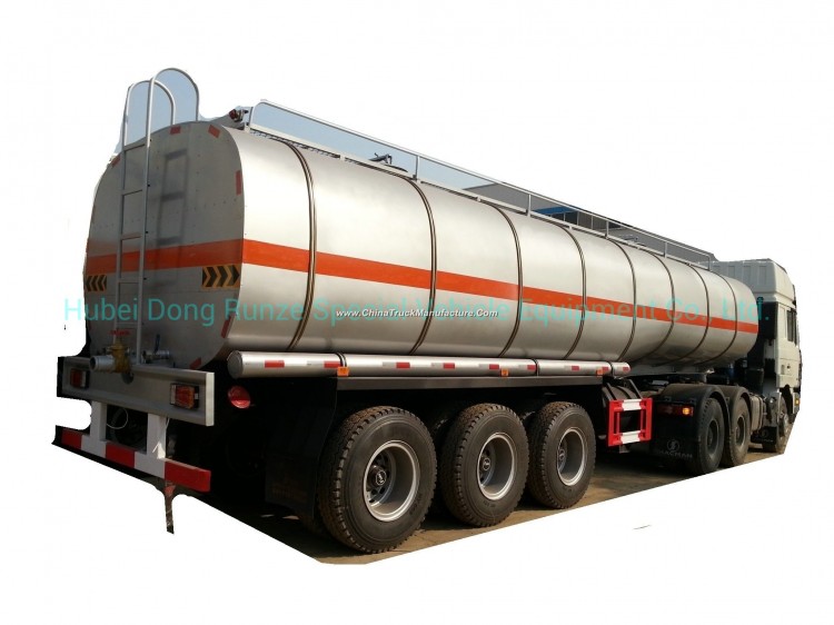 Tri Axles Trailer Tanker with Insulation Layer for Heat Bitumen, Liquid Asphalt, Coal Tar Oil, Crude