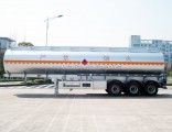 Straight Aluminum Tanker Trailer 36000L~42000L 3 Axle