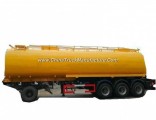 Dangerous Acid Tank Trailer (Steel Lined Plastic LLDPE 16mm Customize Tanker Capacity 28 -45M3)