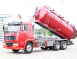 Carbon Steel Lined Stainless Steel Sludge Tank Tipper Truck for Sale