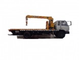 Rolling Back Dongfeng Wrecker with Crane Max Loading Weight 6300 Kg