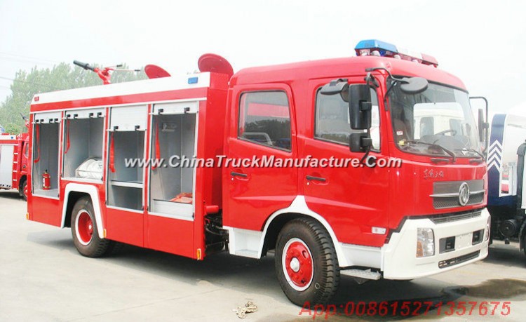 Double Cabin6000L Dongfeng 4X2 Fire Truck for Sale
