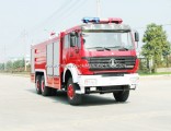 Mercedes Benz Technology Axles Ng80 Double Cabin Beiben 6X4 Fire Truck for Sale