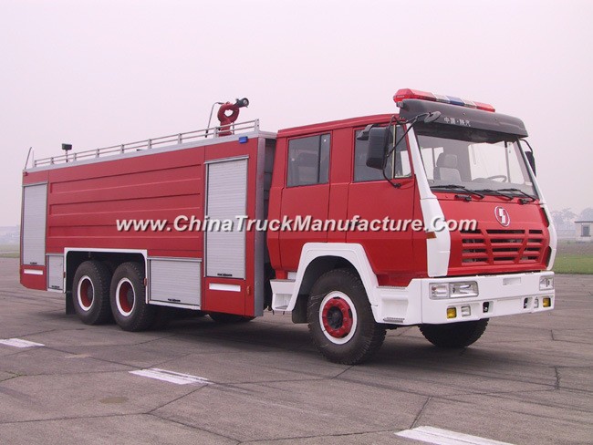 S2000 6X4 /6X6 All Whell Drive Shacman Fire Truck Duble Cabin Water Tank 8000L