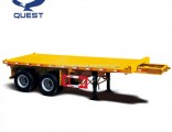 China 2-3 Axles 20FT 40FT Flatbed Container Cargo Semi Trailer