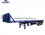3 Axles 40feet Truck High Bed Flatbed Container Semi Trailer