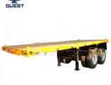 2 Axles 30 Tons 20FT Container Trailer Flatbed Semi Trailer