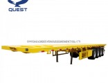 Quest 40FT Semitrailer Carrier Container Transport 4 Axles Flatbed Trailer