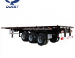 Quest 40FT Container Tri-Axle Flatbed Trailer Heavy Truck Trailer