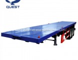 Kenya Sales 40FT Container Carrier Flatbed Semi Trailer Dimensions