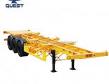 3 Axles Skeletal 40FT Container Carrier Semi-Trailer Chassis for Philippines