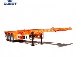 3 Axles 40feet Skeleton Frame Container Delivery Chassis Semi Trailers