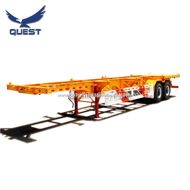 Quest 12.5m 40FT Tank Container Skeleton Chassis Semi Trailer