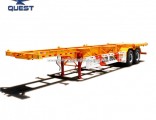 Quest 12.5m 40FT Tank Container Skeleton Chassis Semi Trailer