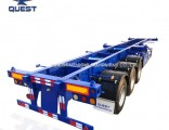 Skeleton 3axles 20FT 40FT Container Chassis Container Semi Truck Trailer