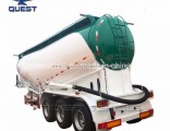 Quest 37cbm Volume Tri-Axle Tanker Cement Bulk Truck Trailer