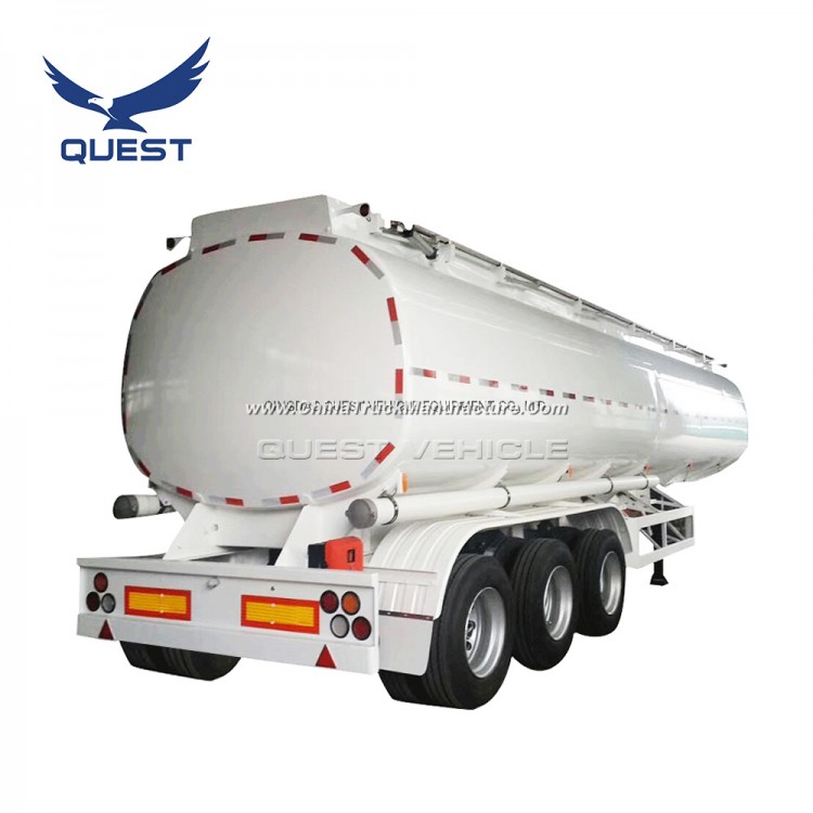 Quest 50000 Liters Fuel Oil Tank Semi-Trailer Truck for Tractor