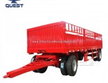 Quest 20FT Fence Livestock Cargo Animal Transport Drawbar Full Trailer