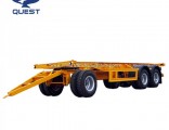 Quest 20feet Double Steering Container Drawbar Trailer Full Trailer
