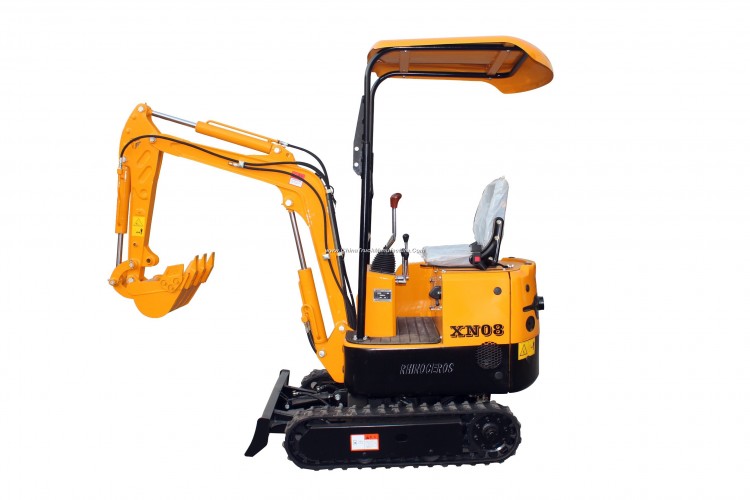 Mini Excavator Digger Xn08 800kg 0.025 Cbm with Ce, Add Attachment Hammer/Auger/Grabber/Narrow Bucke