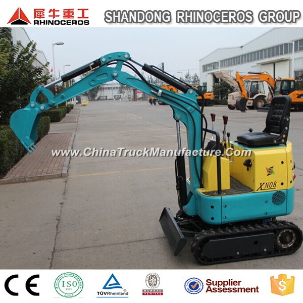 China Super Mini Crawler Excavator Farm Garden Track 0.8 Ton Excavator for Sale