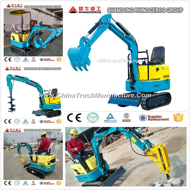 Xiniu Micro Excavator, Excavating Digging Machine Xn08 Xn15