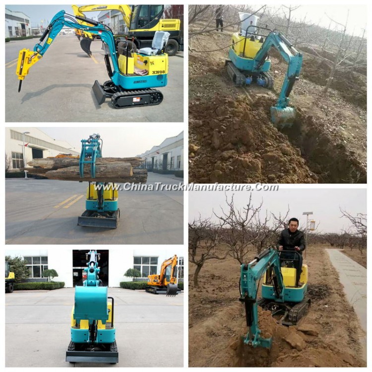 Hot Sale Mini 0.8ton Excavator Cheap Crawler Excavator From China