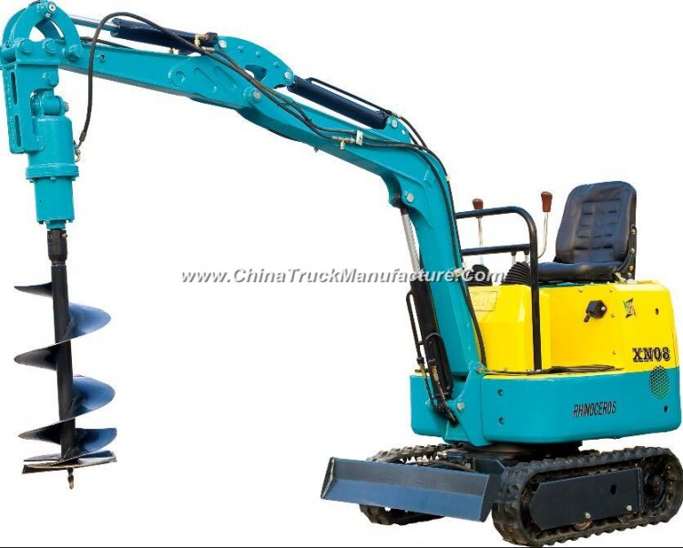 Xn08 800kg 0.8ton Mini Excavator for Sale in China