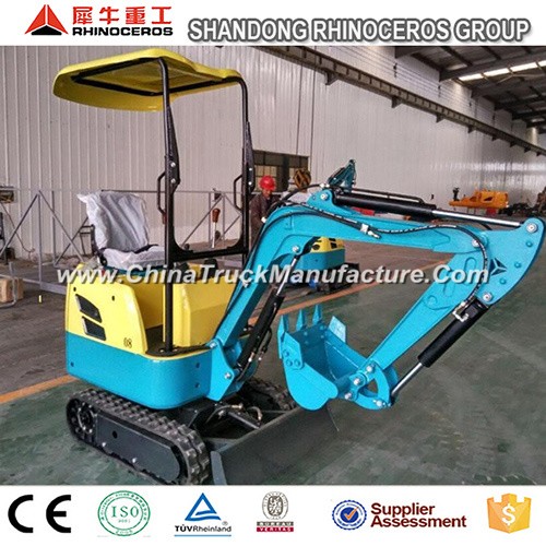 China New 0.8t 1.5t Mini Excavator Digger with Cheap Price