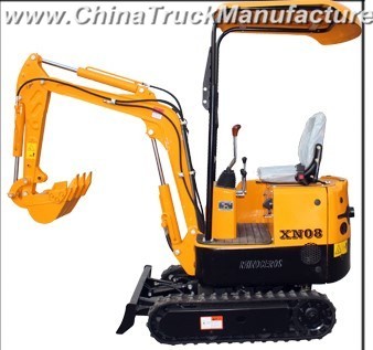 Alibaba Ka Supplier Supply 0.8t Mini Hydraulic Crawler Excavator for Sale