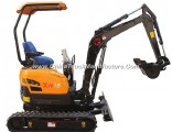 China Cheap Small Digging Machine 0.8ton 1ton 1.5ton Mini Excavator for Sale