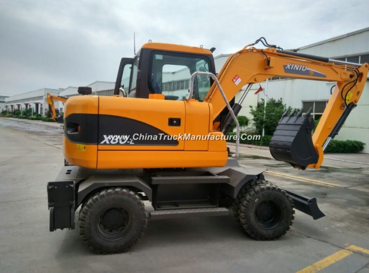 High Quality Wheel Excavator with Price for Sale in China in Asia