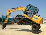 8ton 12ton Hydraulic Wheel Excavator with Yanmar Engine 4X4 Wd Best Price