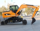 Wheel Excavator and Crawler Excavator 8ton 0.3cbm with Price for Sale in China
