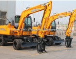 China New Excavator with Wheel and Crawler Excavator Digger X8