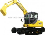 Construction Machinery 4X4wd Hydraulic Excavator, Best Wheel Excavator Crawler Excavator with Ce ISO