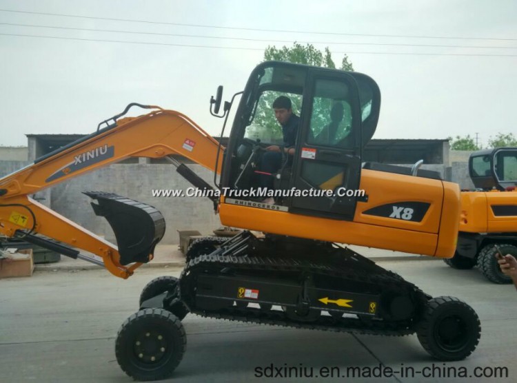 China Road Construction Equipment Excavator Factory, Xiniu / Rhinoceros Excavator, Construction Mach