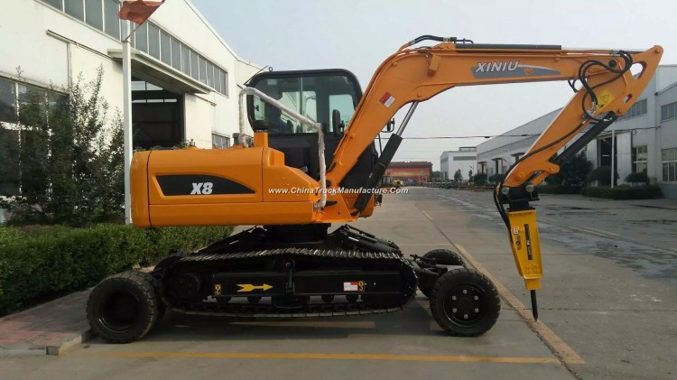 Xiniu X8 Wheel-Crawler Excavator