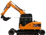 9ton Wheel and Crawler Excavator with Hydraulic System
