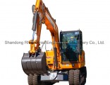 Xiniu / Rhinoceros Excavator, Construction Machine Excavator X9 9ton, Wheel and Crawler Excavator