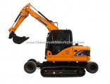 8t New Wheel-Crawler Excavator X8 X9 for Sale