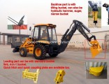 Ce Approved Rhinoceros 7 Ton Backhoe Loader with Spare Parts