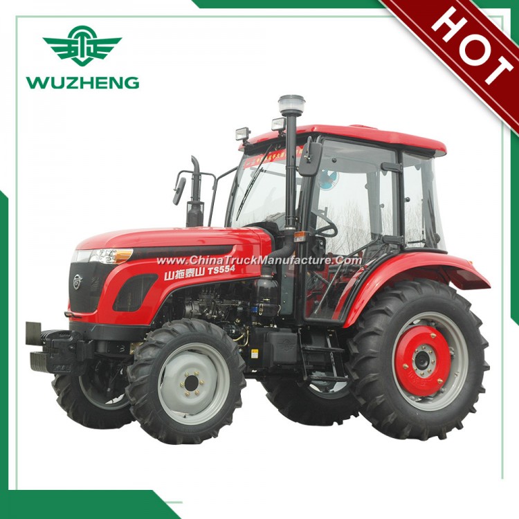 Waw Agricultural 55HP 4WD Tractor with Cabin for Sale From China (MC554)