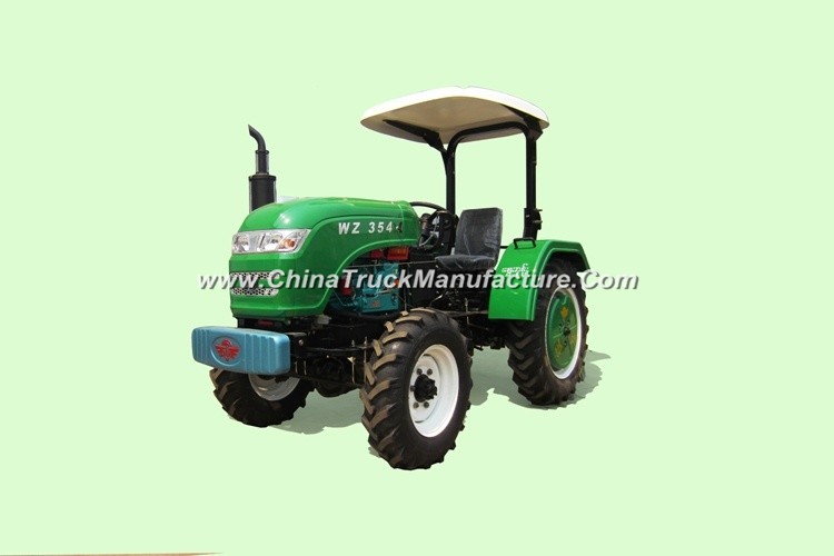 Agricultural 35HP 4WD Farm Wheel Tractor for Paddy Field