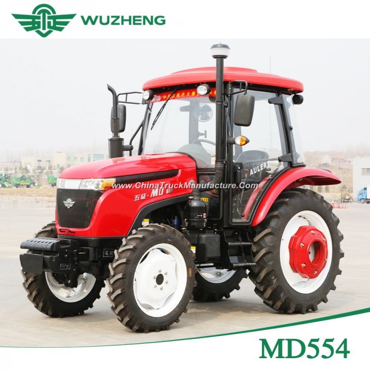 Waw Chinese New Farm 55HP 4WD Tractor with Cabin for Sale
