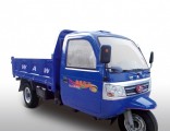 Waw Closed Chinese Cargo Diesel Motorized Three Wheel Truck for Sale